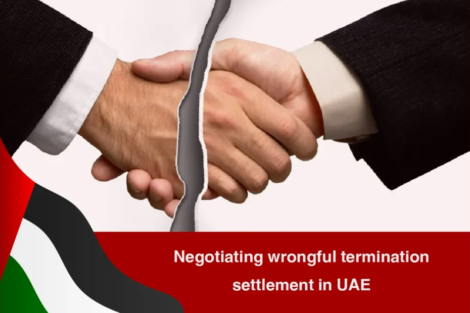 negotiating wrongful termination settlement in UAE