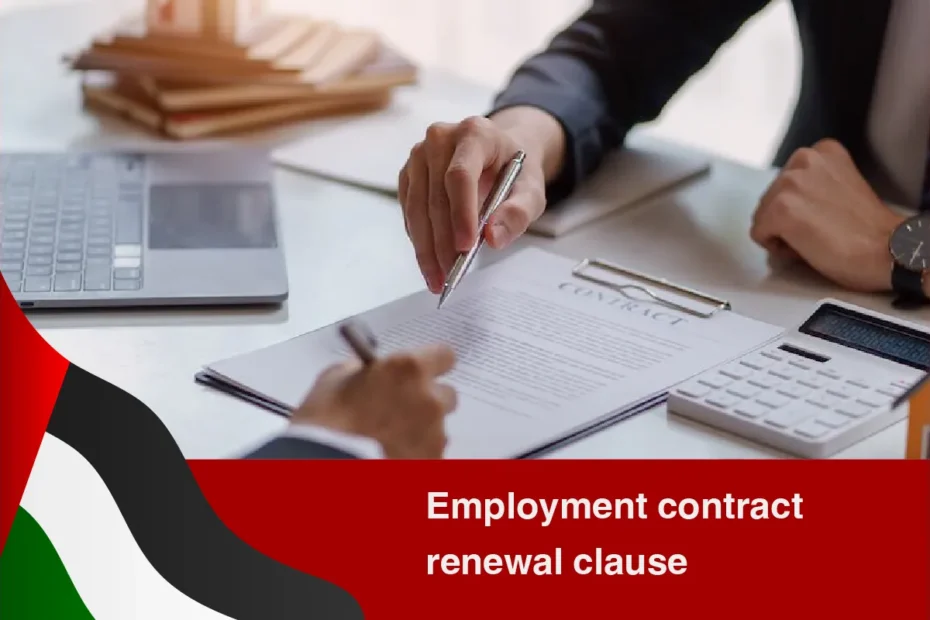 employment contract renewal clause