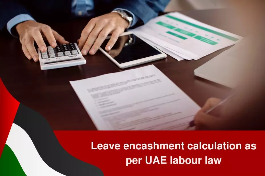 leave encashment calculation as per uae labour law