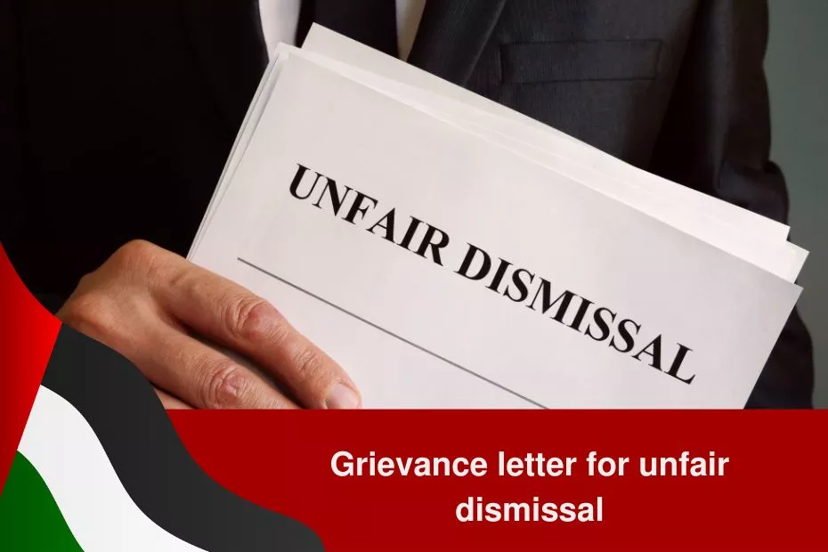 grievance letter for unfair dismissal