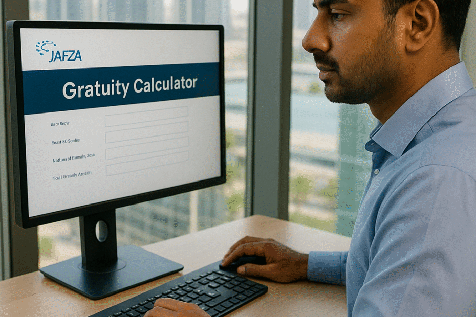 JAFZA Gratuity Calculator
