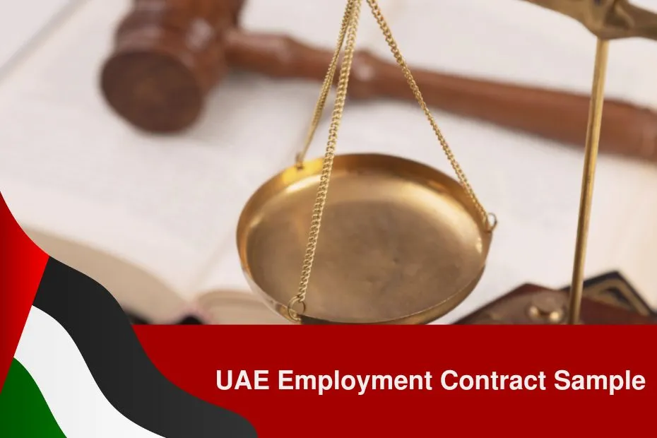 UAE Employment Contract Sample